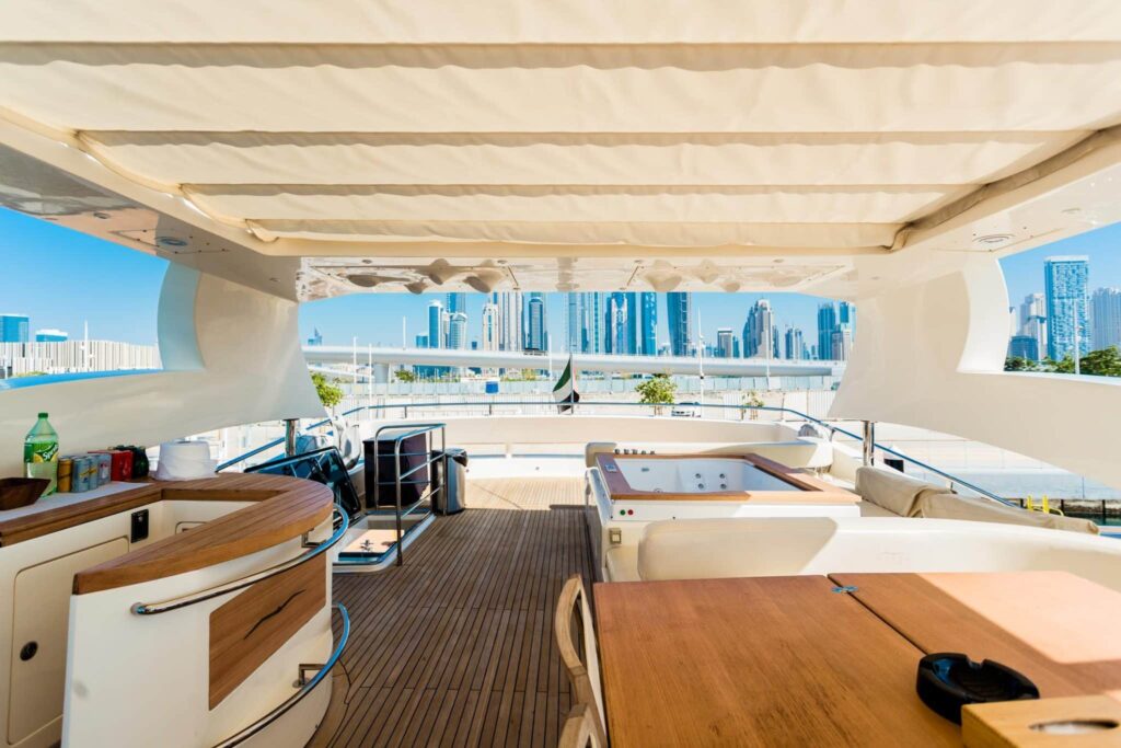 Aicon 85Ft yacht rental Dubai