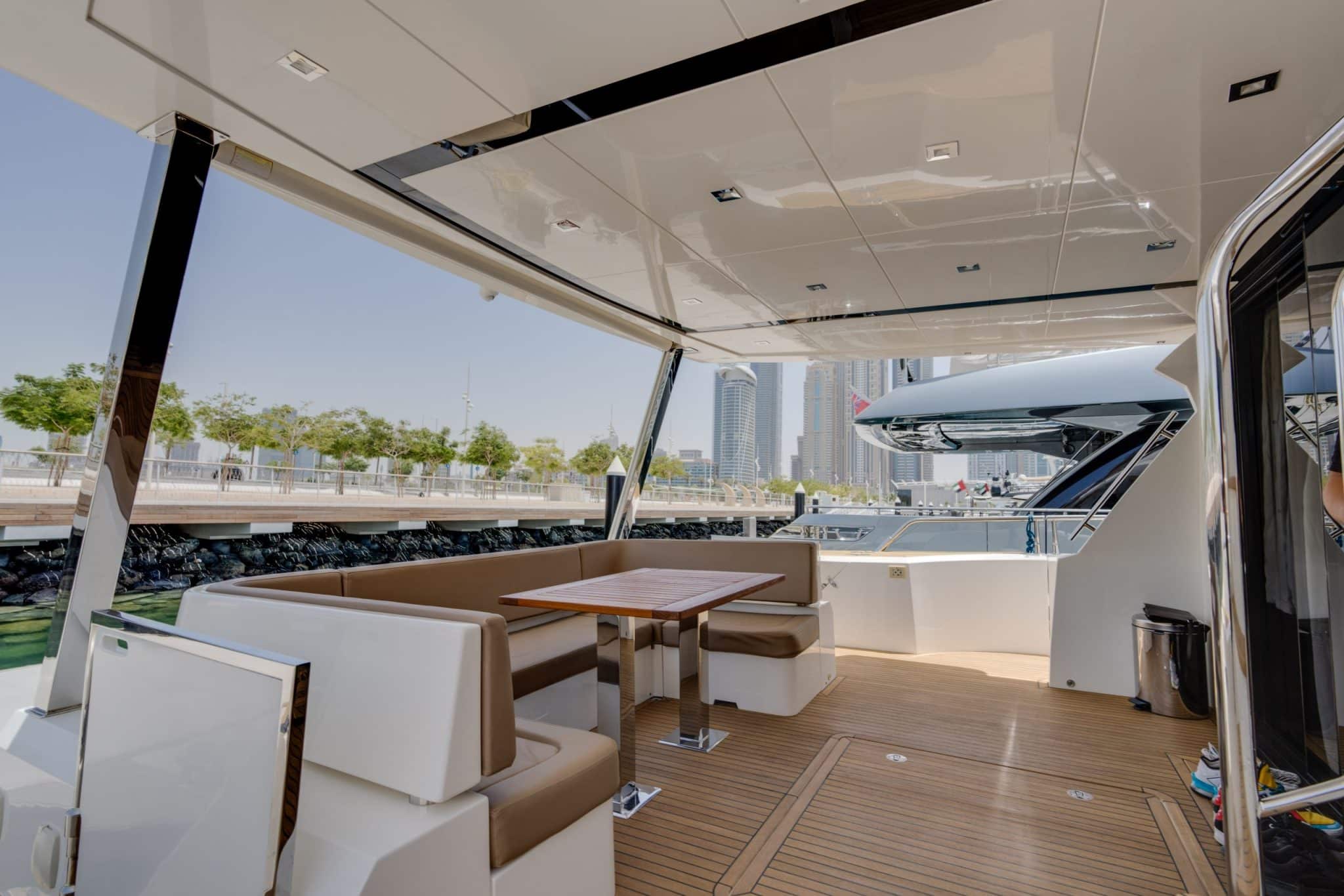 Galeon 80Ft premium yacht rental Dubai