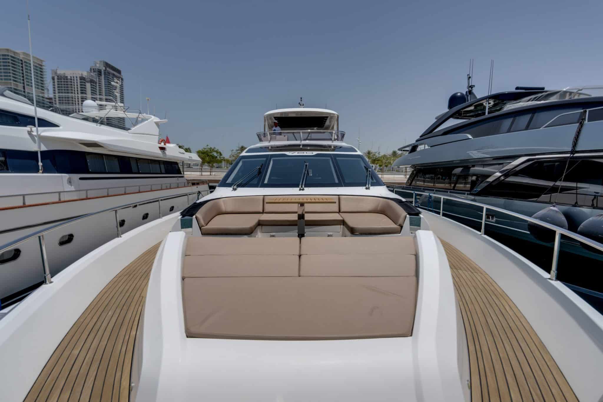 Galeon 80Ft private yacht charter dubai