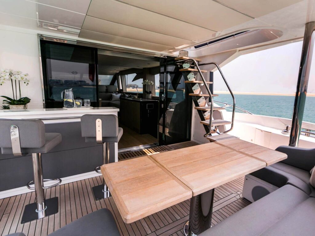 My Serenity 70F luxury yacht charter dubai