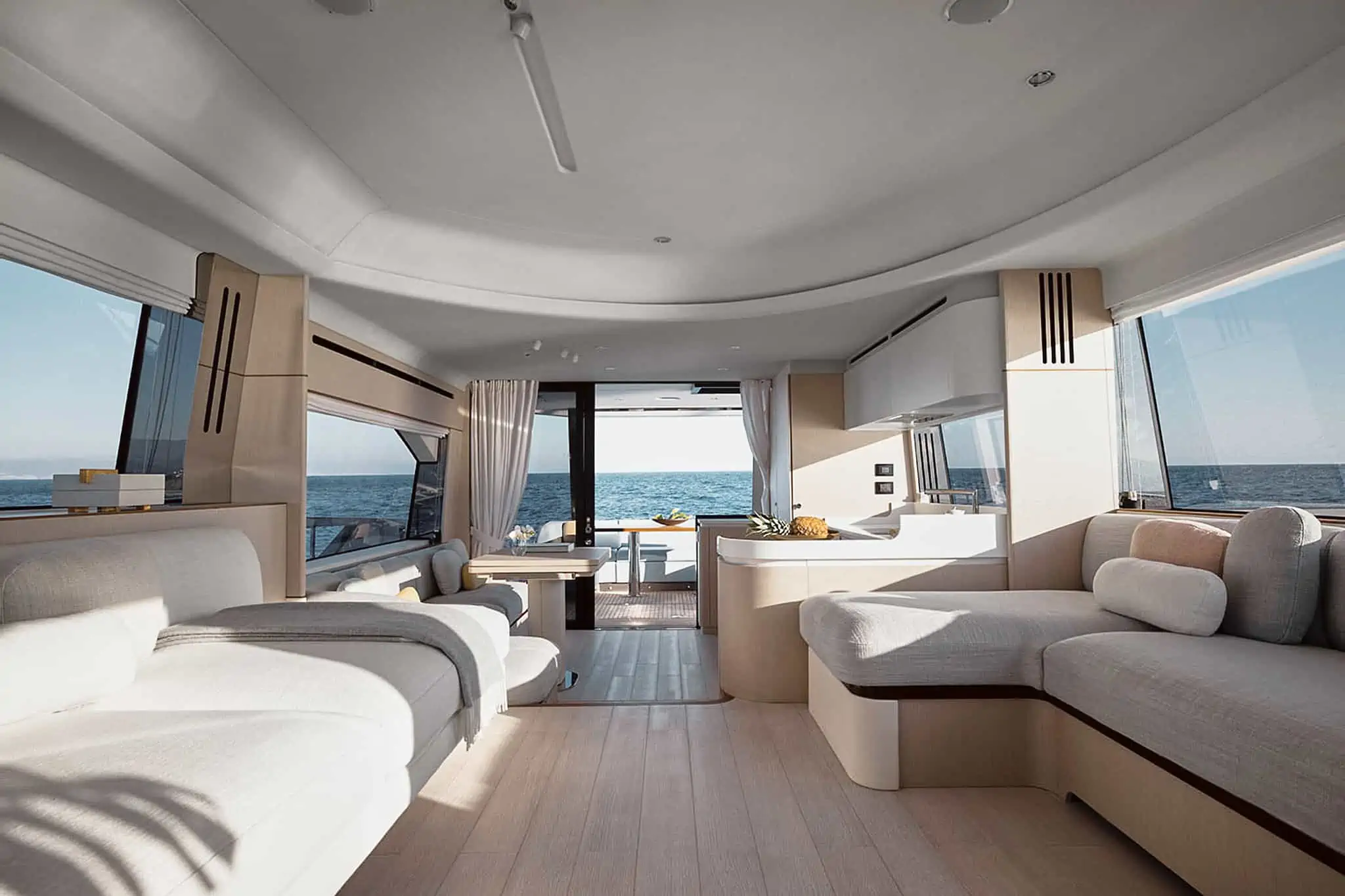 Luxury Yacht with Interior