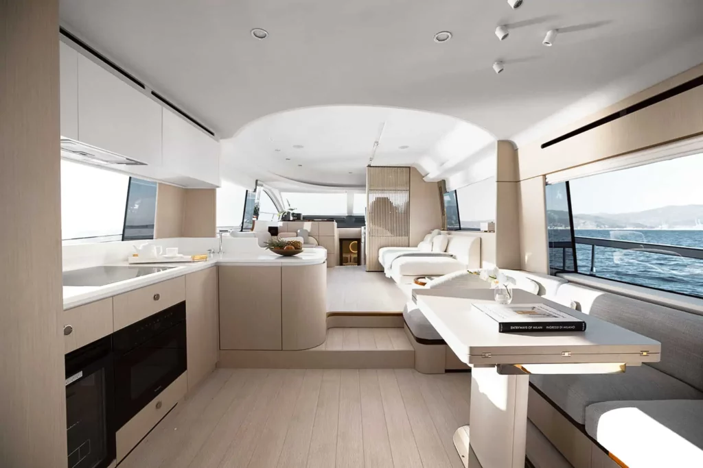 Luxury Yacht with Interior